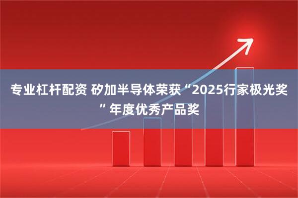专业杠杆配资 矽加半导体荣获“2025行家极光奖”年度优秀产品奖